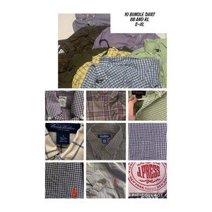 10 men’s casual BD shirt bundle all like new!